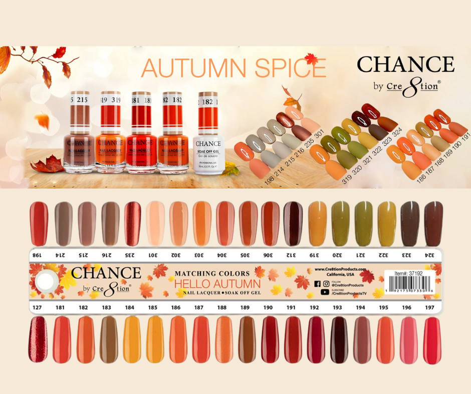 Chance Duo Gel Polish + Nail Lacquer Hello Autumn Collection 36 Shad