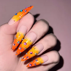 Kiara Sky Diamond FX Gel Polish - Tiger Lilly - GFX123