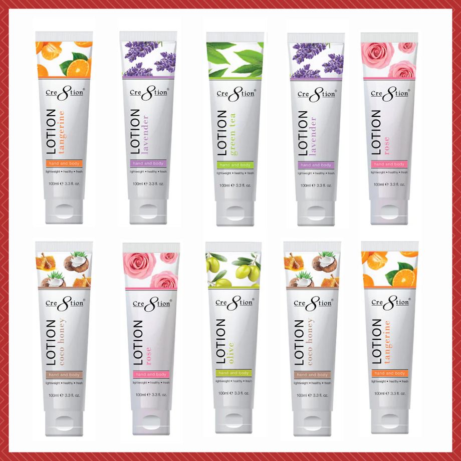 Cre8tion Hand & Body Lotion – The Stocking Stuffer Kit (10pcs
